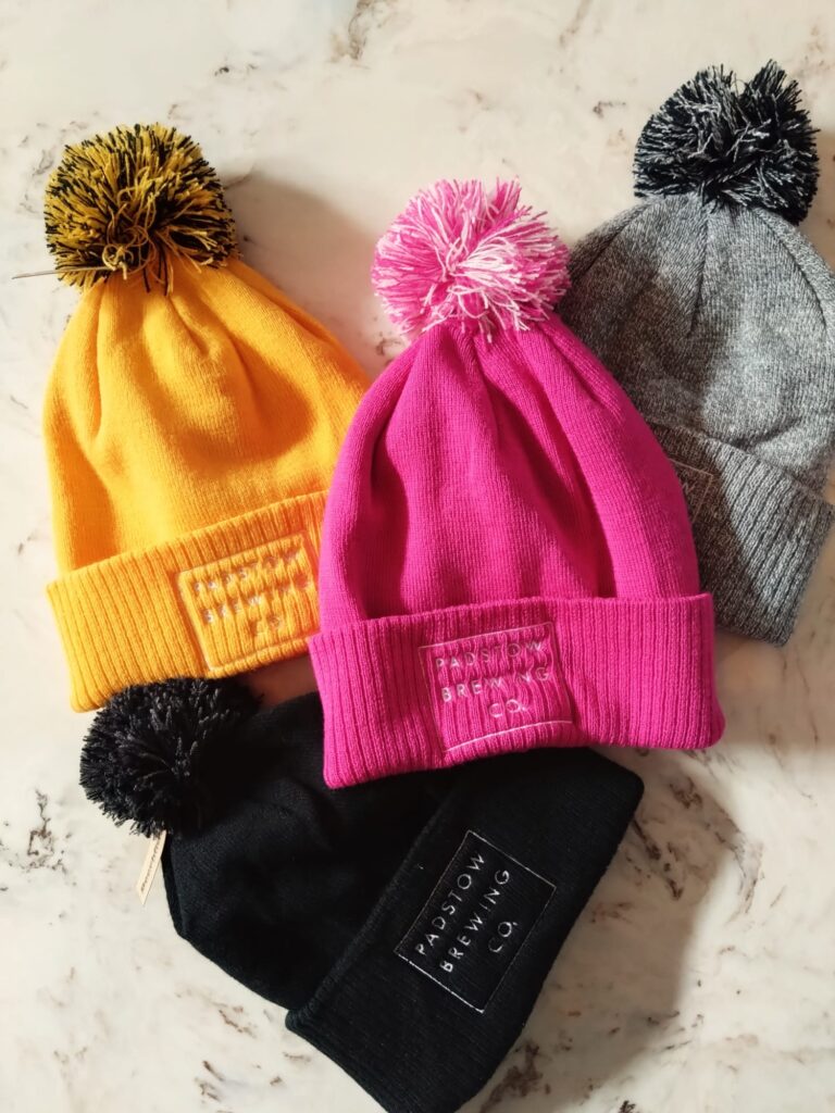 Padstow Bobble Hat - Keep warm this winter with our branded bobble hat